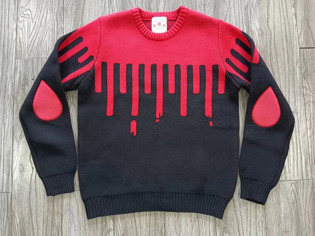 Slasher Blood Drop Sweater