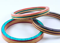 Image 4 of Recycled Skateboard Bracelet / Bangle