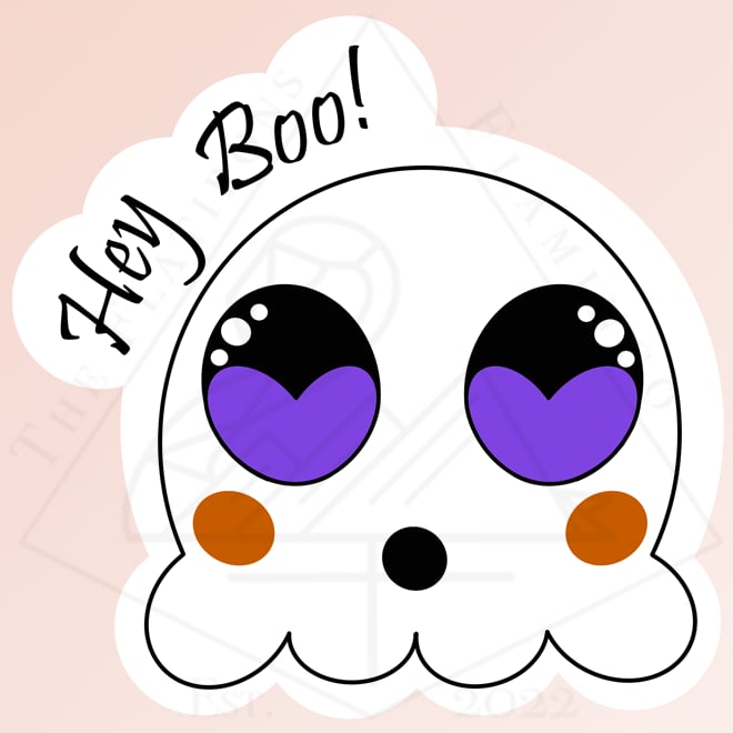 Image of Hey Boo! - Sticker