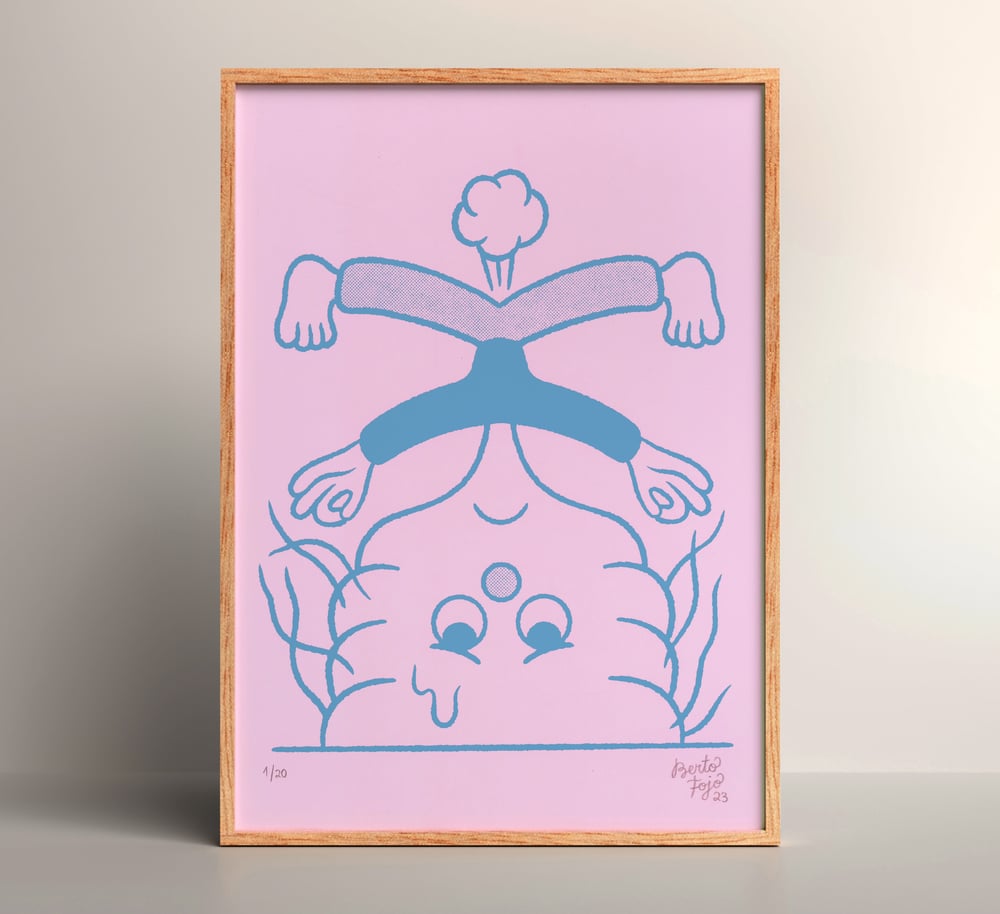 Image of Transparent meditation - Serigrafía / Screen print