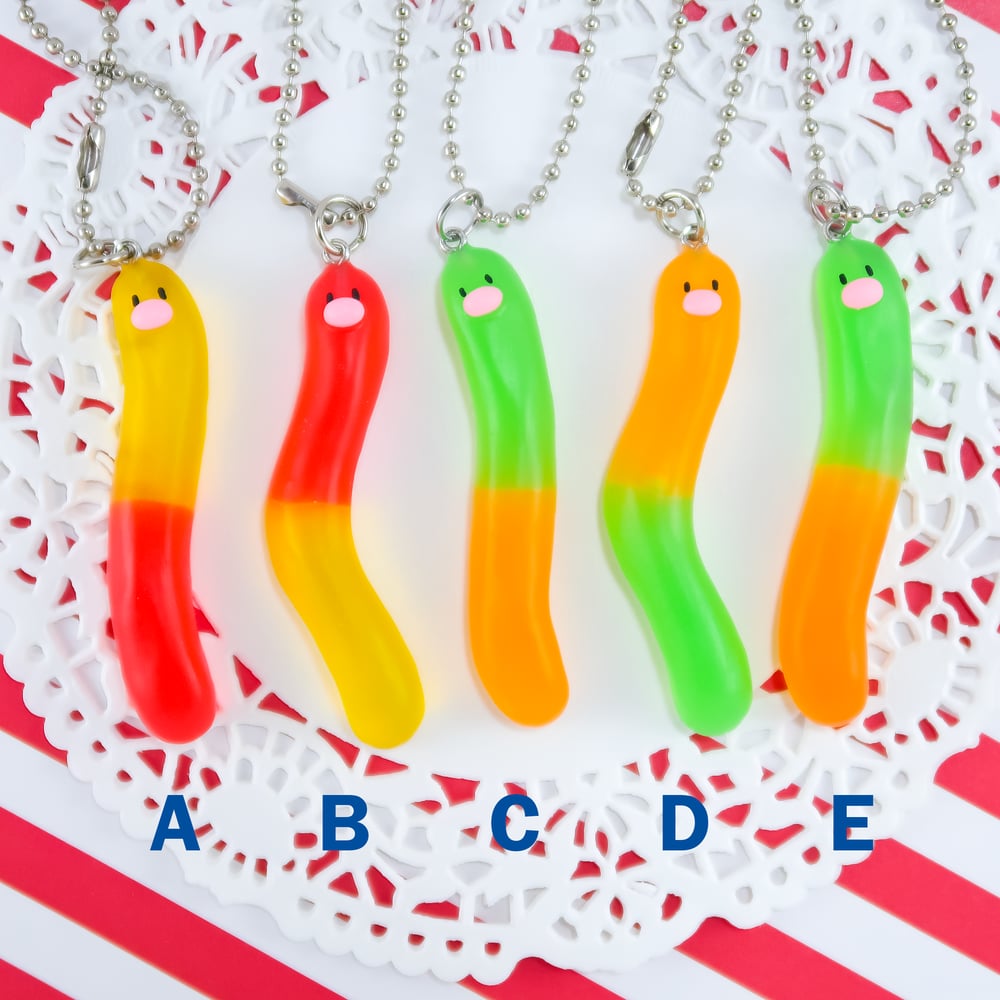 Gummy Diglett Candy Keychain