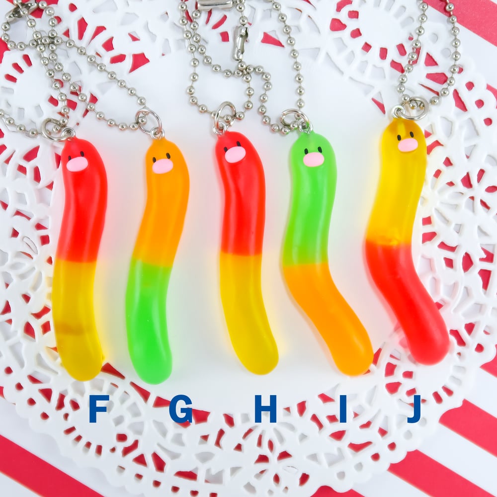 Gummy Diglett Candy Keychain