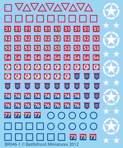 British (Late) Decal Set (BR946)