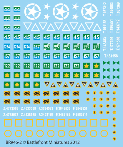 British (Late) Decal Set (BR946)