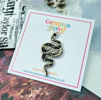 Image 2 of Snake Enamel Pin (new shape)