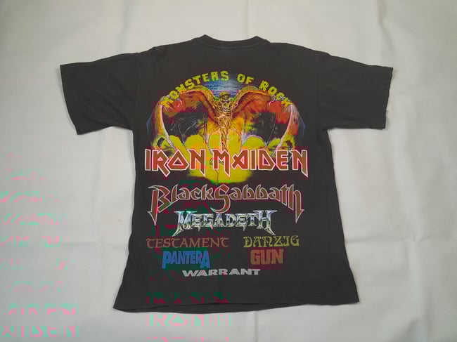 1992 Iron Maiden Concert T-Shirt