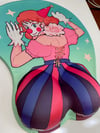 3D Clown Cheeks Mousepad (NOT Face)