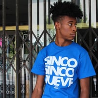 Image 3 of CINCO CINCO NUEVE TEE (White Ink)