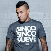 Image 5 of CINCO CINCO NUEVE TEE (White Ink)