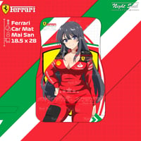 Image 2 of WAIFUS X FERRARI / CAR MAT