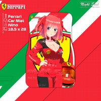 Image 3 of WAIFUS X FERRARI / CAR MAT