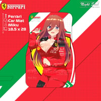 Image 4 of WAIFUS X FERRARI / CAR MAT