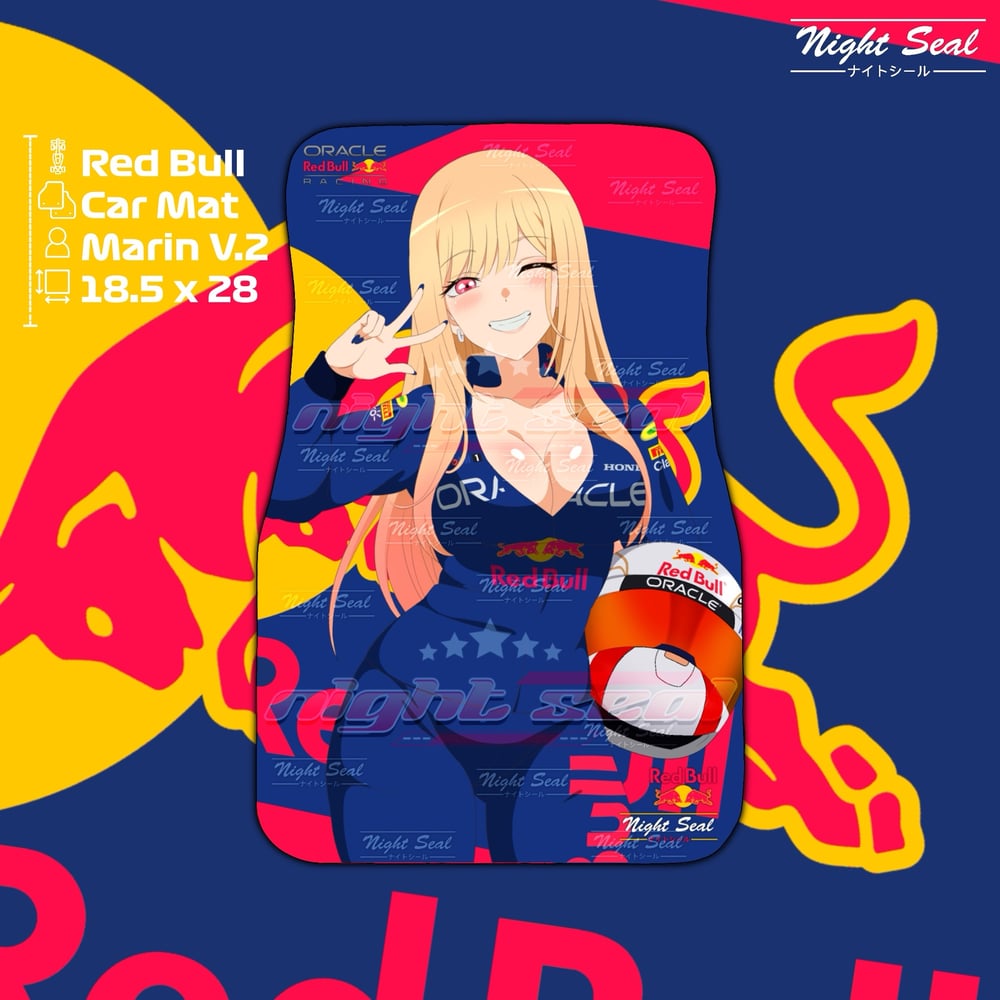 Image of WAIFUS X RED BULL / CAR MAT