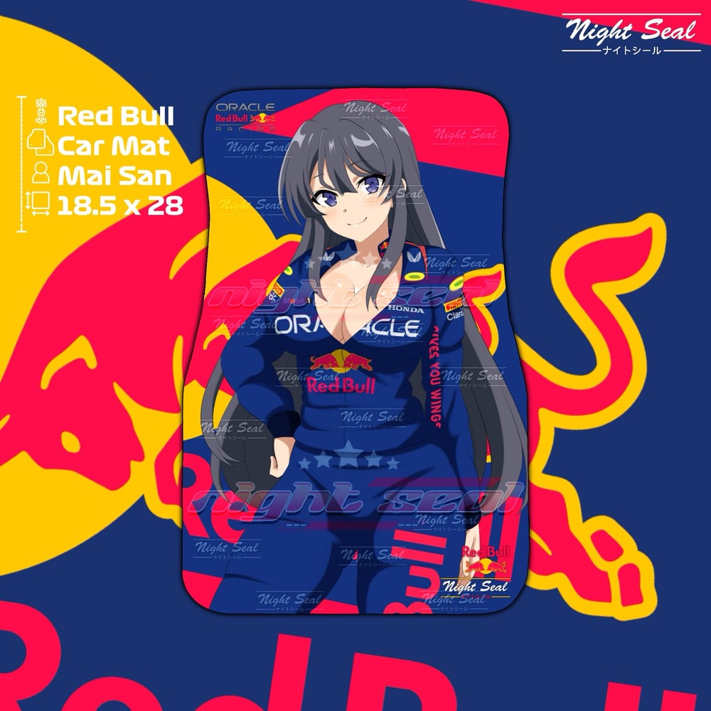 Image of WAIFUS X RED BULL / CAR MAT