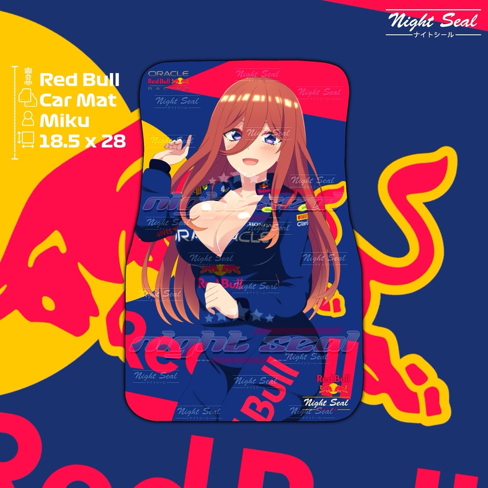Image of WAIFUS X RED BULL / CAR MAT