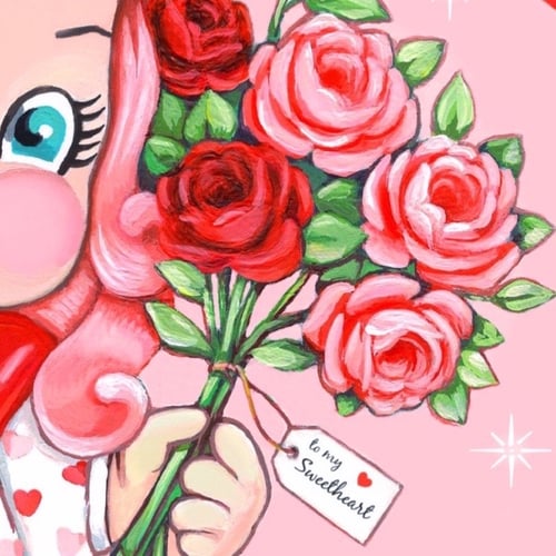 Image of Valentine Cutie plaque