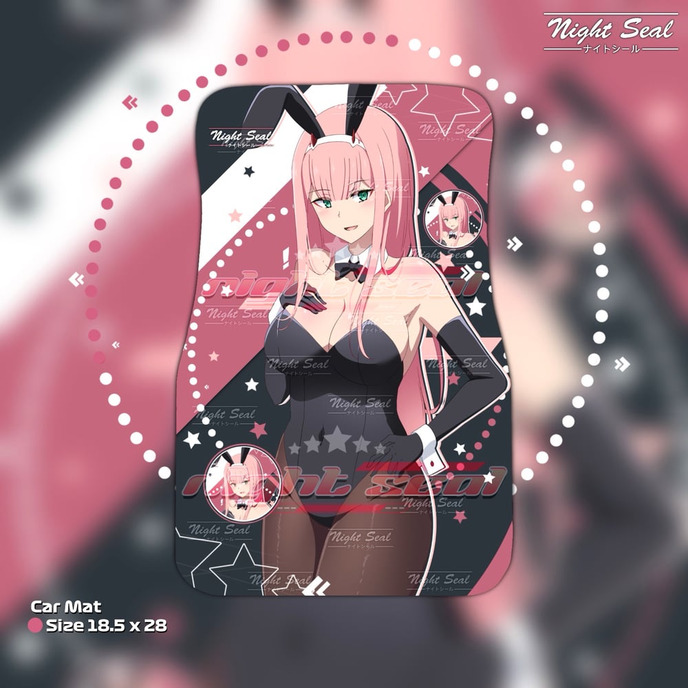 Image of WAIFUS X BUNNY / CAR MAT ( V.1 )