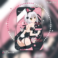 Image 3 of WAIFUS X BUNNY / CAR MAT ( V.1 )