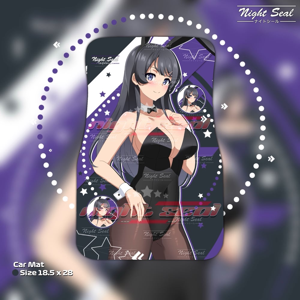 Image of WAIFUS X BUNNY / CAR MAT ( V.1 )