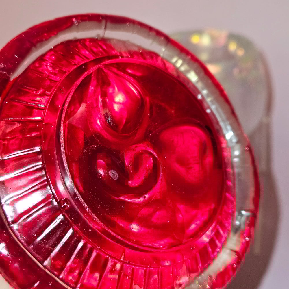 Image of Chonky Red Hearts Mushroom Lantern