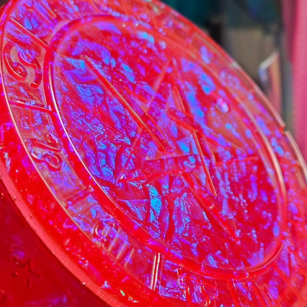 Image of Red Crushed Opal Zodiac/ Pentagram Box