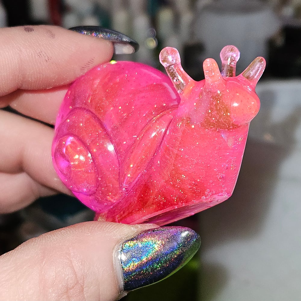 Image of Neon Pink Snail Buddy
