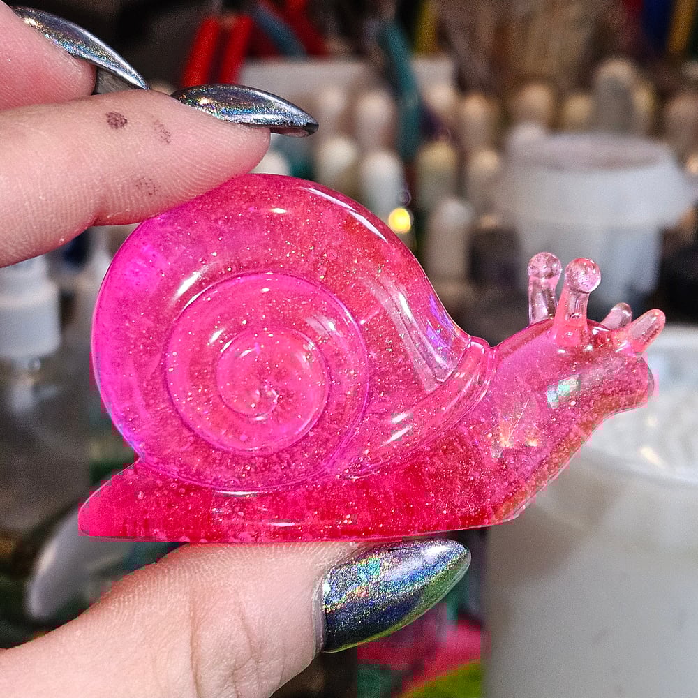 Image of Neon Pink Snail Buddy