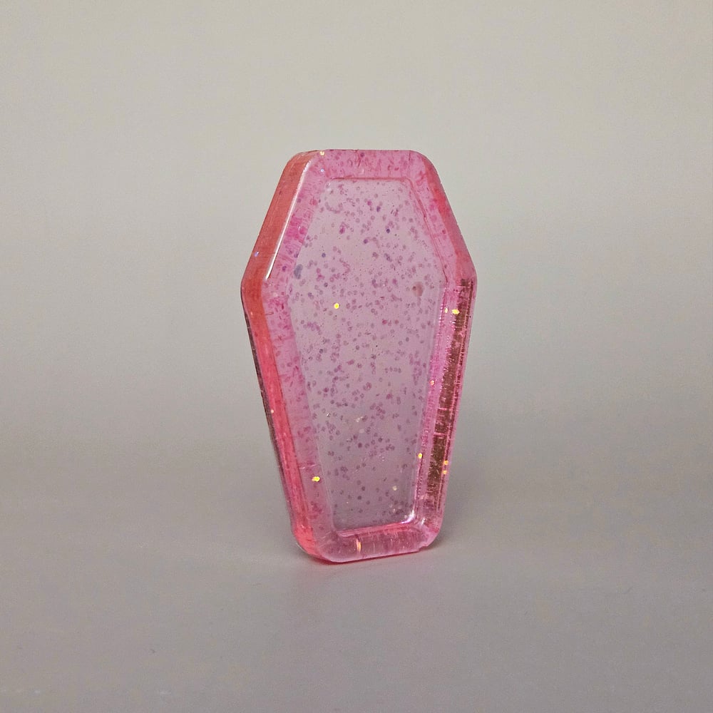 Image of Neon Pink Mini Coffin Tray #1