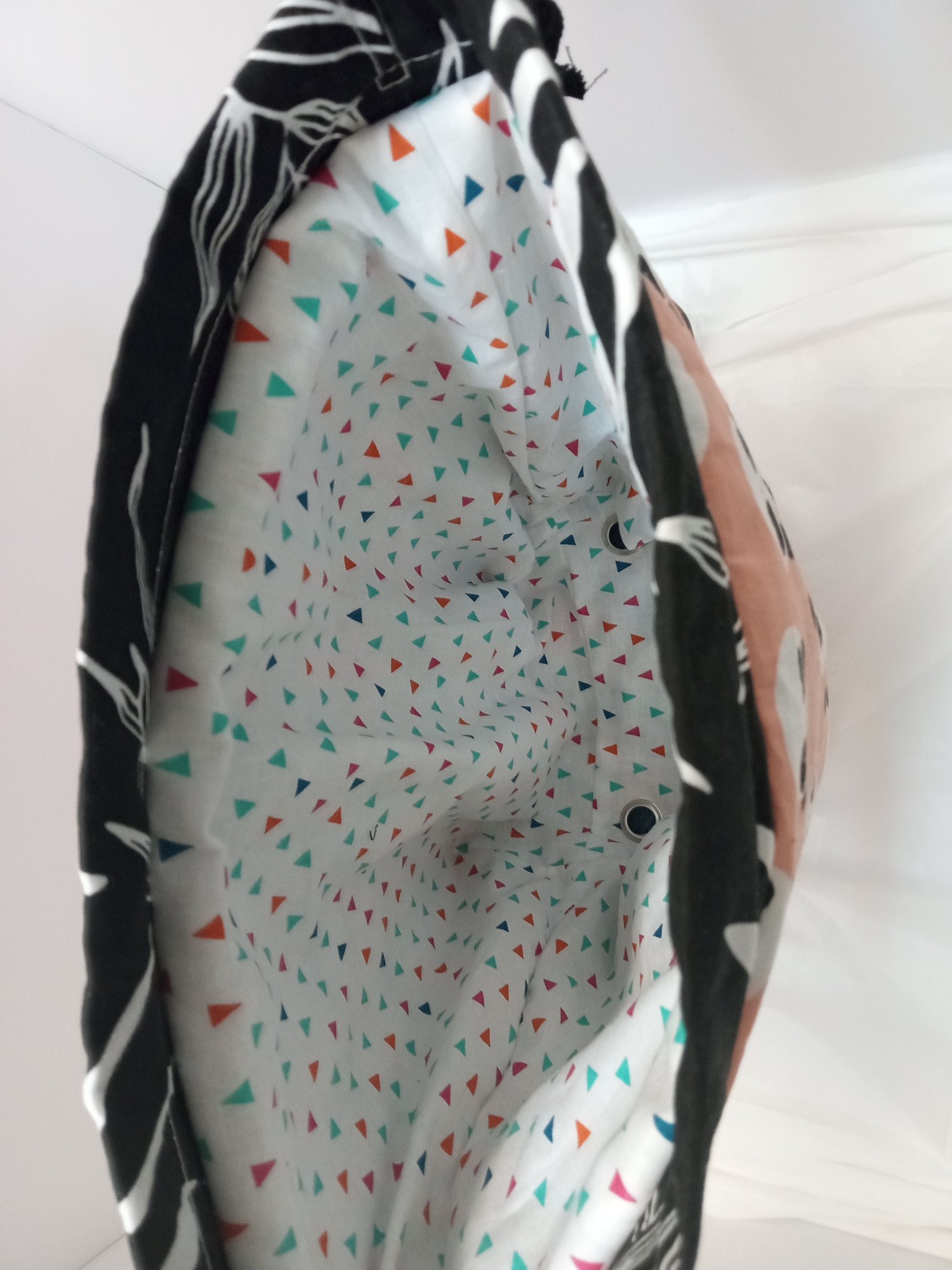 Image of Panda Cross Body Double Decker Project Bag small