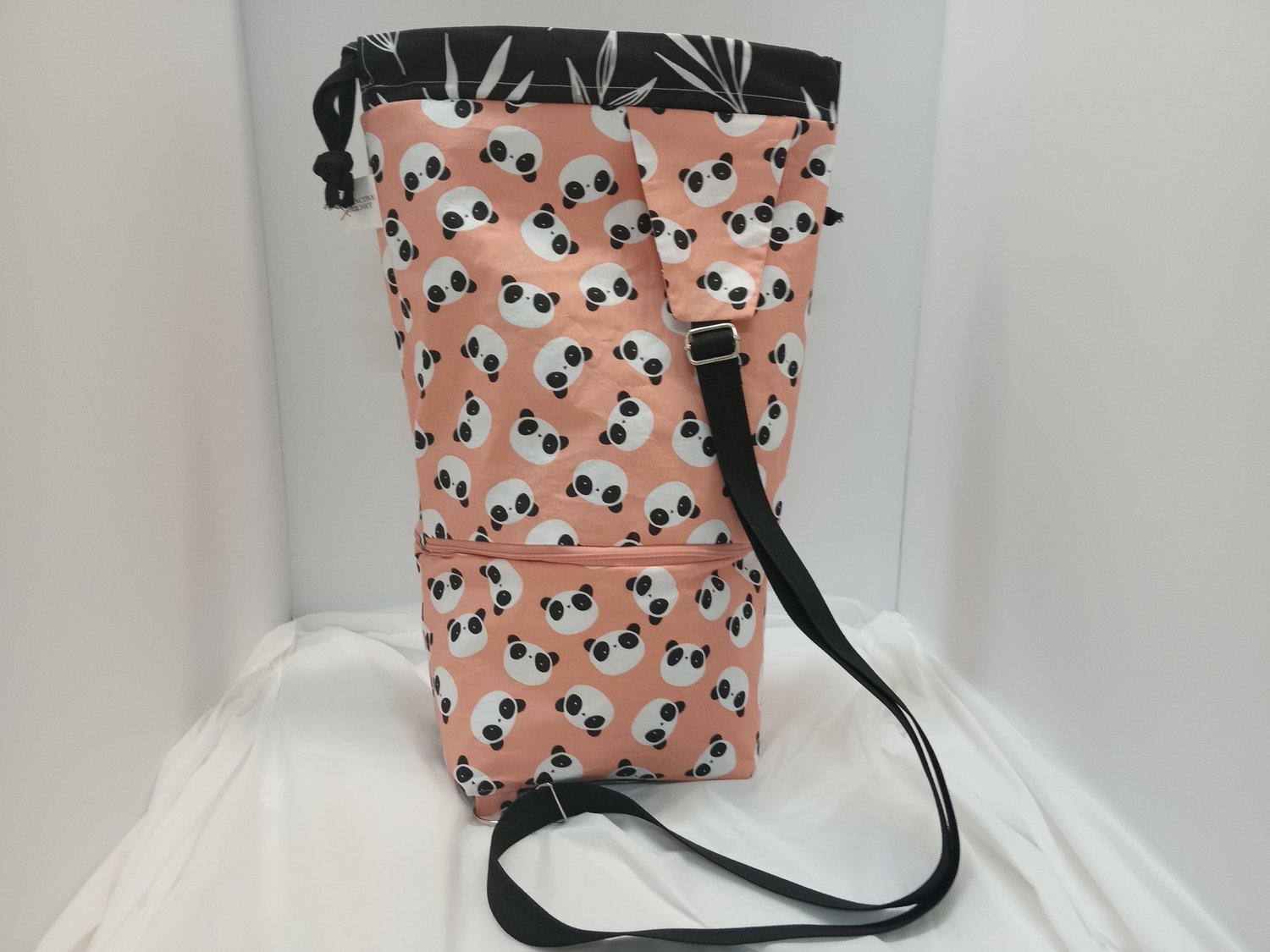 Image of Panda Cross Body Double Decker Project Bag small