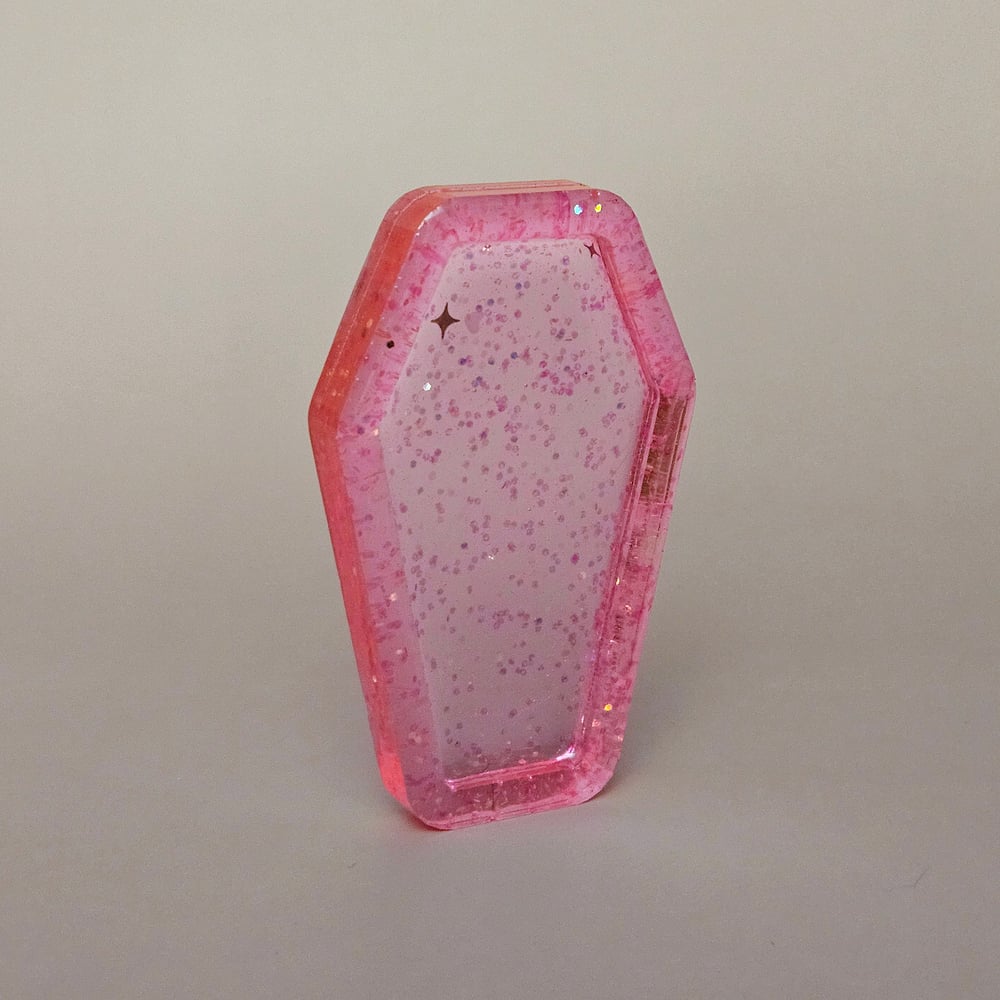 Image of Neon Pink Mini Coffin Tray #2