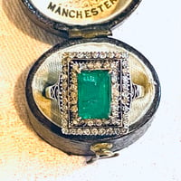 Image 2 of ANTIQUE EMERALD RING