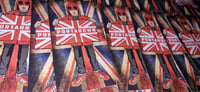 Image 2 of Pack of 25 10x5cm Portadown Red British Football/Ultras Stickers.