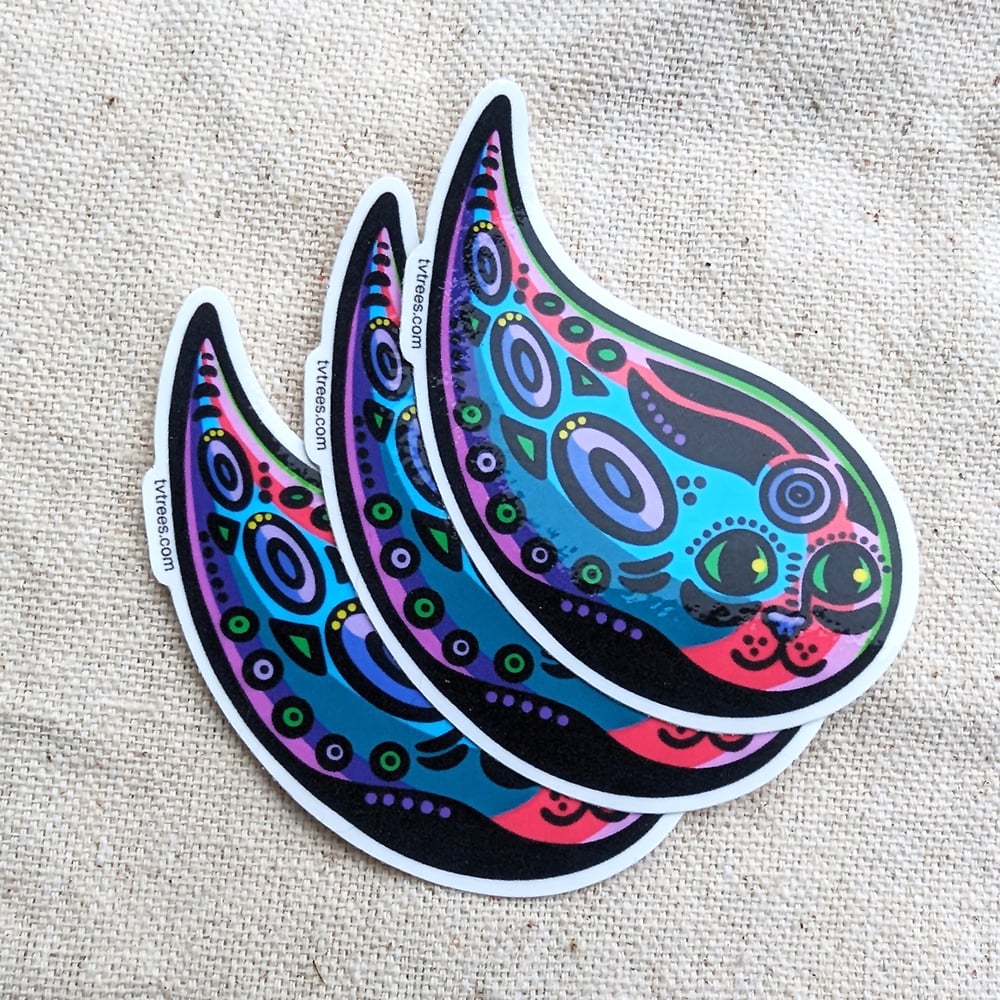 Image of Cute Catdrop Sticker
