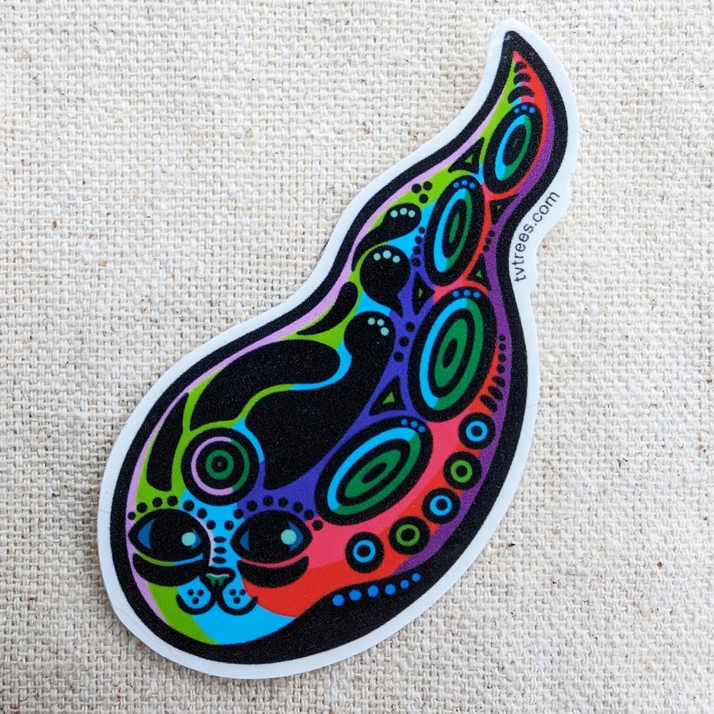 Image of Wavy Catdrop Sticker