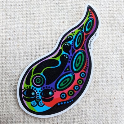Image of Wavy Catdrop Sticker