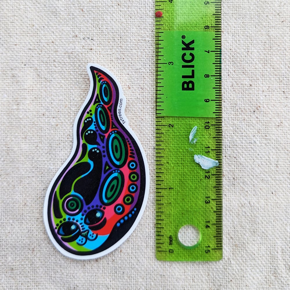Image of Wavy Catdrop Sticker