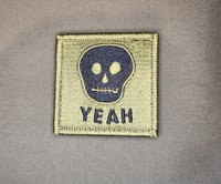 Image 2 of Subdued Yeah Skull Patch