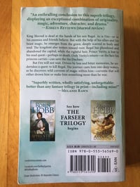 Image 2 of Robin Hobb "Assassin's Quest: Farseer Trilogy Book III" Mass Market Paperback