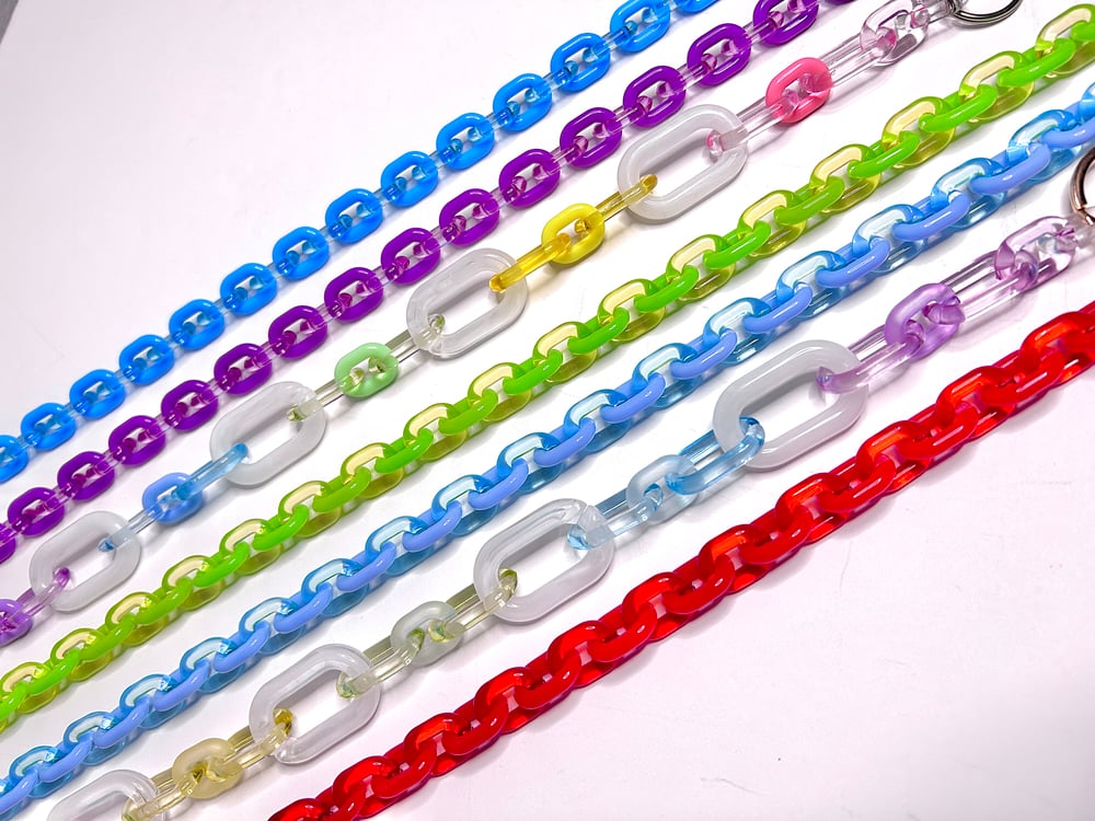 Image of Acrylic Belt Chains / Necklaces
