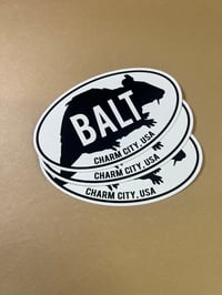 Baltimore RAT CZAR Sticker FREE DOMESTIC SHIPPING! 3 pack!