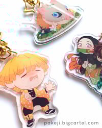 Image 3 of Demon Slayer holo charms