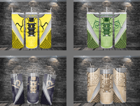 Image 4 of Zodiac Themed~Sneaker Inspired 20oz Skinny Tumbler