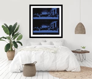 Image of Andy Warhol - Last Supper Blue, Giclee Print, Square Poster