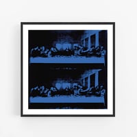 Image 1 of Andy Warhol - Last Supper Blue, Giclee Print, Square Poster