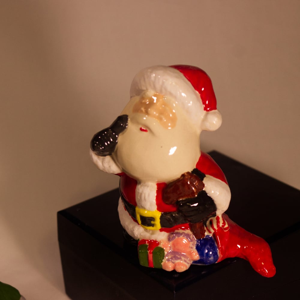 Image of Santa Hanger with Christmas Tree Set