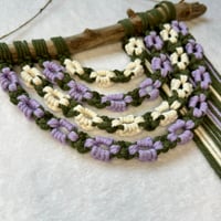 Image 1 of Daisy Macrame Wall Hanging