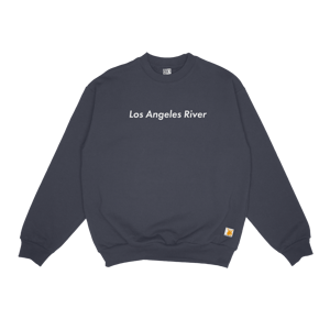 Los Angeles River Sweatshirt - Dolphin Blue