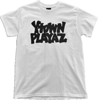 YTOWNPLAYAZ LOGO TEE - White