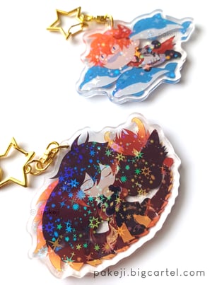 Image of Genshin Holo charms